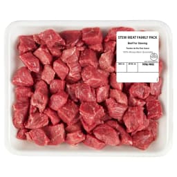 Beef Stew Meat, Tray, Family Pack, Fresh, 1.75 - 2.25 lb - Thumbnail 1