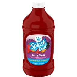 V8 Splash Diet Berry Blend Flavored Beverage, 64 fl oz Bottle - Thumbnail 1