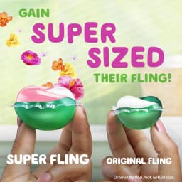 Gain Plus Flings Laundry Detergent Soap Pacs, All-In-One, Happy Hibiscus Scent, 32 Count - Thumbnail 10