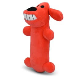 Multipet Smiling Loofa Plush Dog Toy with Squeaker, 6 inch - Thumbnail 7