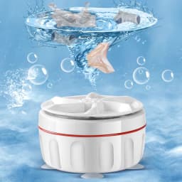 Tiitstoy Portable Washing Machine,Mini Washing Machine,Mini Dishwashers Turbo with Usb, Suitable for Home Business, Travel, College Room, Rv - Thumbnail 1