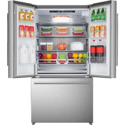 Duura Elite DE210FDBMDSS 21 Cu. Ft. Stainless French Door Refrigerator - Thumbnail 2