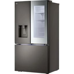 LG Counter Depth French Door Refrigerator, Black - Thumbnail 2