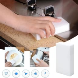 20 Pack Dirt Eraser Sponge – Multi-Surface Stain Remover for White Walls, Shoes, Floors, and More – Easy to Cut to Size - Thumbnail 4
