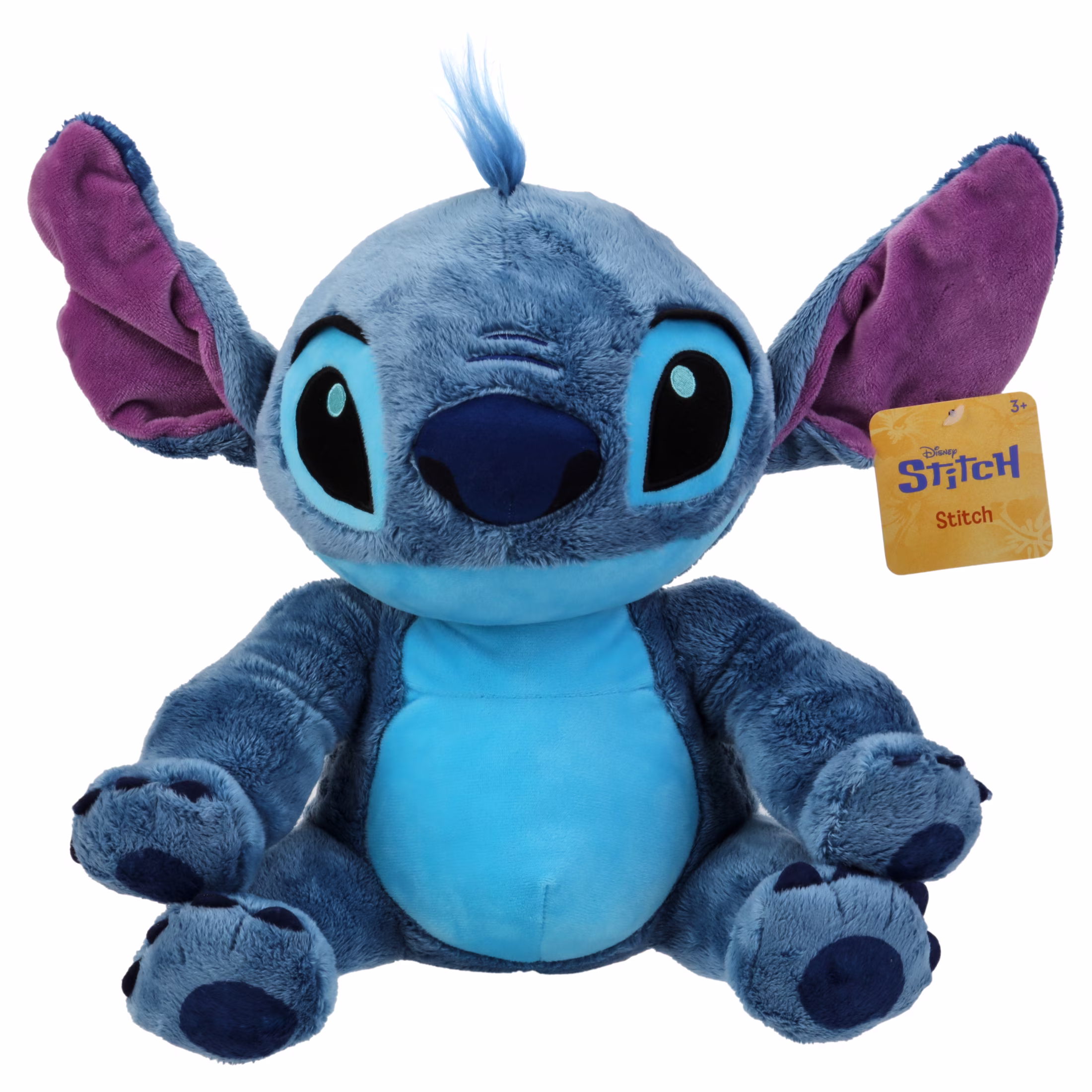 Disney Stitch 14-inch Fuzzy Plush Stuffed Animal, Soft Plush Toy, Kids Ages 2 - Thumbnail 8