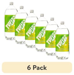 (6 pack) Great Value Twist up Lemon Lime Soda, 2 Liter Bottle - Thumbnail 1