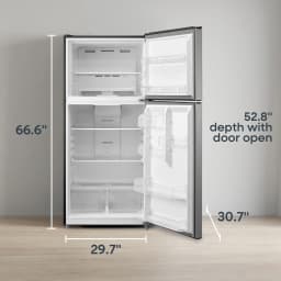 Element 18.1 cu. ft. Top Freezer Refrigerator – Stainless Steel, ENERGY STAR - Thumbnail 5