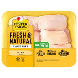 Foster Farms Fresh & Natural Cage Free Chicken Thighs, 1.75-2.25 lb - Thumbnail 9