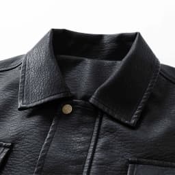 NTACZA Faux Leather Mens Jacket Lapel Zip Up Black Jacket Moto Vintage Pu Coat Winter Coats for Men XXXL - Thumbnail 5