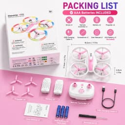 Kid Drone for Kids, Drone for Kid with LED Lights, Mini Drone for Kid, Toy Drone Quadcopter Remote Controls Drone for Children Boys Girls, Small - Thumbnail 9