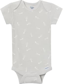 Gerber Baby Neutral Short Sleeve Onesies, 8-Pack, Sizes 0/3 Newborn - 12 Months - Thumbnail 5