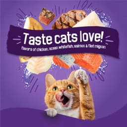 Purina Friskies Surfin and Turfin Dry Cat Food Flavors of Chicken, Whitefish, Salmon and Filet Mignon, 30 lb - Thumbnail 3