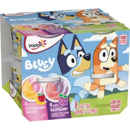 Yoplait Low Fat Kids Yogurt Cups, Bluey Variety Pack, Gluten Free, 8 Count, 32 oz - Thumbnail 9