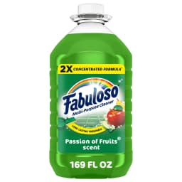 Fabuloso 2X Multi-Purpose Cleaner, No Rinse Floor Cleaner, Passion of Fruits Scent, 169 fl oz - Thumbnail 1
