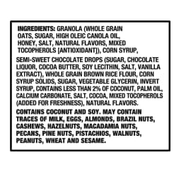 Great Value Chocolate Chip Chewy Granola Bars, 0.84 oz, 10 Count - Thumbnail 6