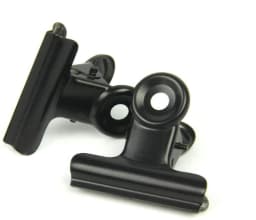 ‎SHBOTO Small Light Gold Metal Bulldog Hinge Clips, 30 Pcs, 22mm - Thumbnail 1