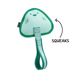 BARK Super Chewer Flingray Tug Ocean Sting Ray Blue Rubber Dog Toy - Thumbnail 2