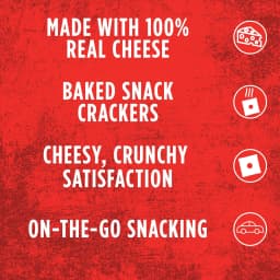 Cheez-It White Cheddar Cheese Crackers, Baked Snack Crackers, 2.2 oz - Thumbnail 4