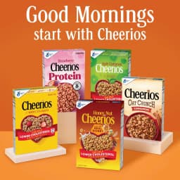 Honey Nut Cheerios, Heart Healthy Gluten Free Breakfast Cereal, 10.8 oz - Thumbnail 7