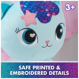 Gabby’s Dollhouse: The Movie MerCat Plush Toy, Stuffed Animal for Ages 3 & Up, 8” - Thumbnail 4