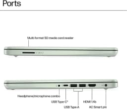 HP Everyday Laptop Computer for Student & Business • Intel Quad-Core CPU • 8G RAM • 128GB UFS+256GB SD Card • 1-Year - Thumbnail 3