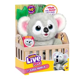Little Live Pets My Baby Koala Kiki, Interactive Plush with 40+ Sounds & Reactions. 10.2" Tall, Really Yawns, Feeds on Leaf, Ages 4 - Thumbnail 6