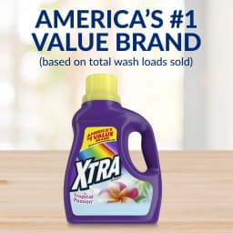 Xtra Tropical Passion, 260 Loads Liquid Laundry Detergent, 312 fl oz - Thumbnail 4