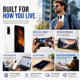 Xiaomi Poco F5 PRO 5G Dual SIM 512GB ROM 12GB RAM GSM Unlocked - White - Thumbnail 4
