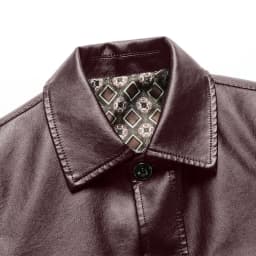 Zivyakyro Business Mens Jackets Long Sleeve Fall Winter Faux Leather Vintage Jackets Regular Solid Button down Brown L - Thumbnail 7