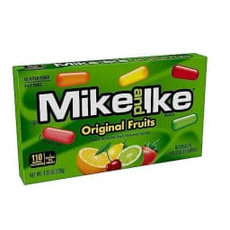 Mike and Ike Candy, Original Fruits, 4.25oz Theater Box, (Pack of 12) - Thumbnail 2