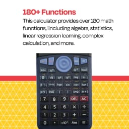 School Smart Scientific Digit Calculator, 5-1/8 x 3 x 1/4 Inches, CS-209, Black - Thumbnail 9