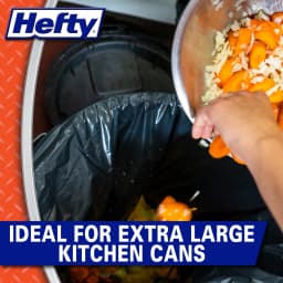 Hefty Strong Extra Large Trash Bags, 33 Gallon, 40 Count - Thumbnail 5