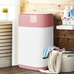 Canddidliike 8 Lbs Portable Fully Automatic Washing Machine with Drain Pump, Portable and Powerful Washer with Automatic Imbalance Adjustment - Thumbnail 2