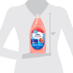 Great Value Soft & Smooth Ultra Dish Liquid, Pomegranate, 28 fl oz - Thumbnail 5