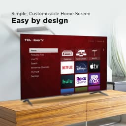 TCL 55” Class S4 (55S451) 4K UHD HDR Smart TV with Roku TV - Thumbnail 8