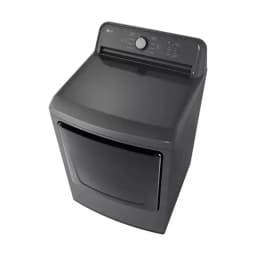 LG DLE6100M 7.3 Cu. Ft. Monochrome Gray Front Load Smart Electric Dryer - Thumbnail 3