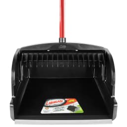 Libman High Power Large Plastic Upright Scoop Dust Pan with Steel Handle - Thumbnail 12