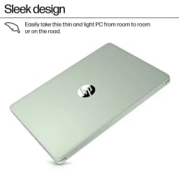 HP 14" Ultra Thin Laptop, Intel Quad-Core N150, 8GB RAM, 256GB (128GB eMMC+128GB SD Card), Windows 11 Pro - Thumbnail 3