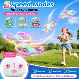 Kid Drone for Kids, Drone for Kid with LED Lights, Mini Drone for Kid, Toy Drone Quadcopter Remote Controls Drone for Children Boys Girls, Small - Thumbnail 8