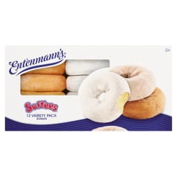 Entenmann's Softees Assorted Donuts, 12 count, Plain, Cinnamon, Sugar Powdered Doughnuts, 17 oz Variety Pack - Thumbnail 8