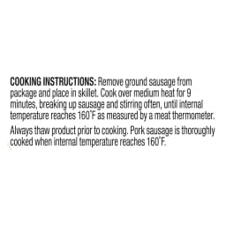 Marketside Mild Ground Italian Sausage, Pork, 1 lb (Fresh) - Thumbnail 7
