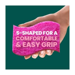 Scotch-Brite Sponge for Delicate Surfaces, Gentle Safe Clean, 3 Scrubbers - Thumbnail 6