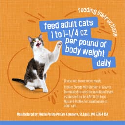 Purina Friskies Shreds, Chicken in Gravy, Wet Cat Food, 5.5 oz Can, 24 Pack - Thumbnail 9