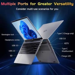 15.6 FHD Student Laptop Computer ,8GB RAM 1TB SSD, Backlit Keyboard, Fingerprint - Thumbnail 3