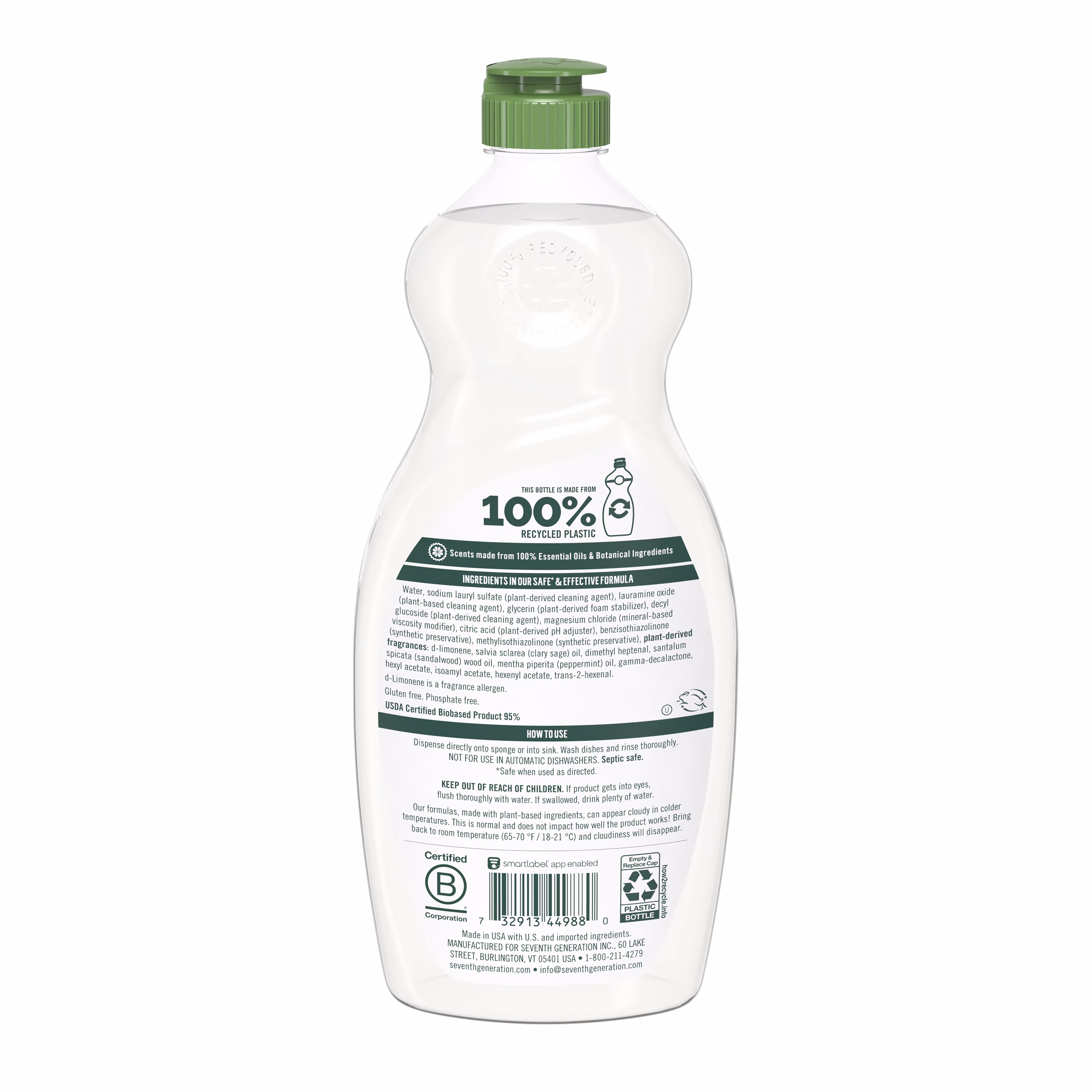 Seventh Generation Hand Dish, Summer Orchard, 19 fl oz - Thumbnail 2