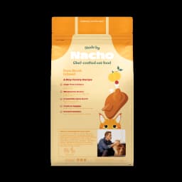 Made by Nacho Dry Cat Kibble, Infused with Bone Broth for Hydration, Cage-Free Chicken & Pumpkin Recipe, High Protein and Grain-Friendly Premium Cat Food, Limited Ingredients, 3lb Bag - Thumbnail 2