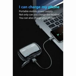 RHEA- Freee Shipping Bytech True Wireless Bluetooth Earbuds 24Hr Play Time Charging Ca - Thumbnail 3