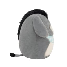 Squishmallows FuzzAMallow Official 8 inch Jason the Grey Donkey With Plaid Bandana - Child's Ultra Soft Plush Toy - Thumbnail 7