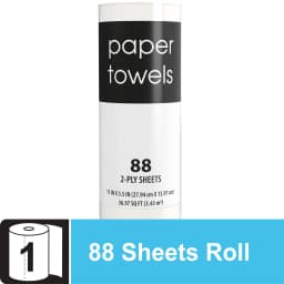 Black and White, 2-Ply Paper Towels, White, 88 Sheets - Thumbnail 1