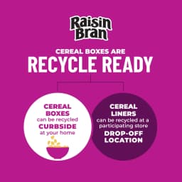 Kellogg's Raisin Bran Crunch Crunch Breakfast Cereal, Good Source of Fiber, 15.4 oz - Thumbnail 9